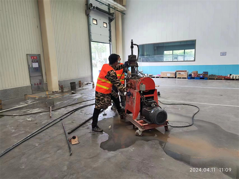 番禺厂房地面下沉塌陷注浆加固施工